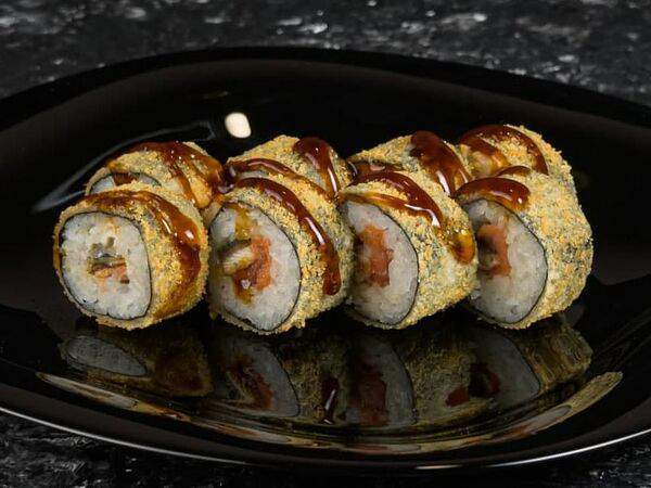 Филадельфия - Ролл Сяке Унаги темпура