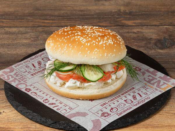 Southern Fried Chicken - Бургер с сёмгой