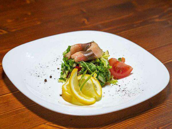 Два рубля - Салат из красной рыбы