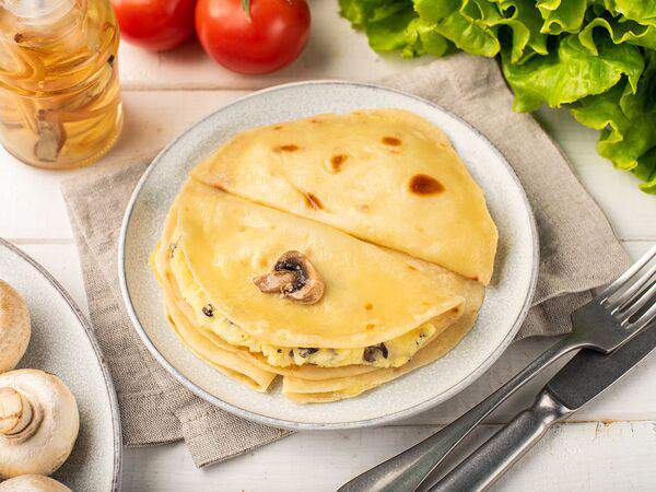 Бахетле - Кыстыбый с картофелем и грибами