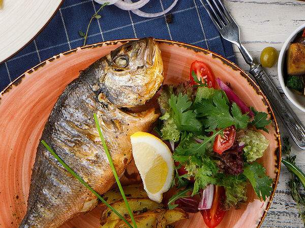 Роял пицца - Дорадо горячего копчения