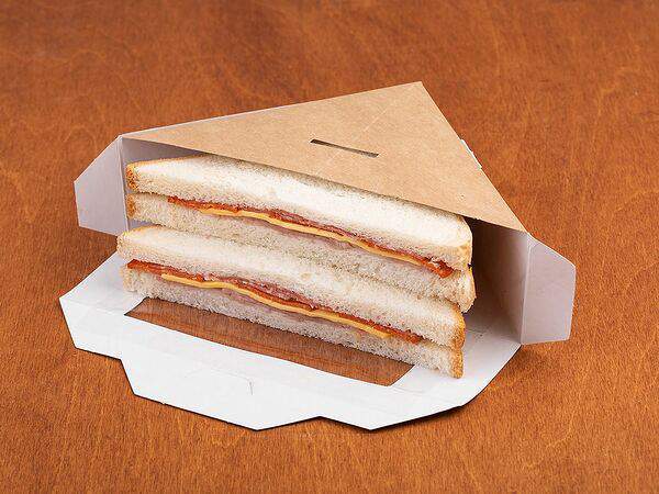 Территория кофе - Холодный сэндвич Три колбасы с сыром