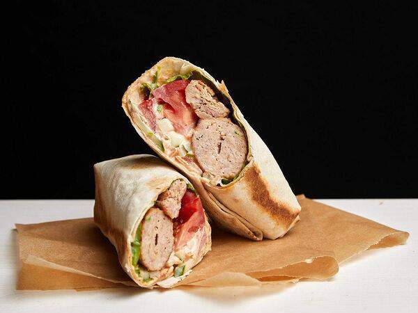 Шаурма от болта - Шаурма с люля-кебабом из телятины