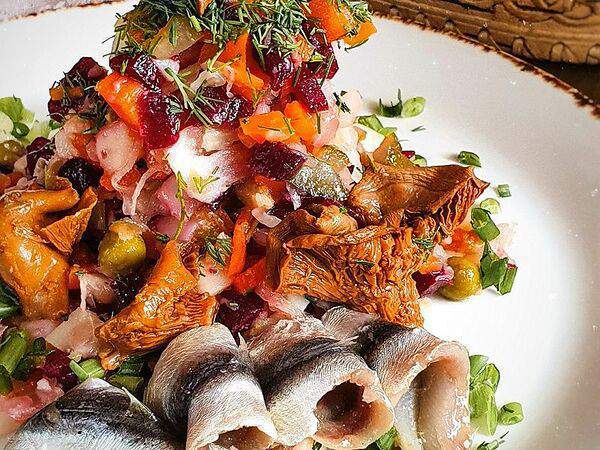 Кафе Маруся - Винегрет с килькой