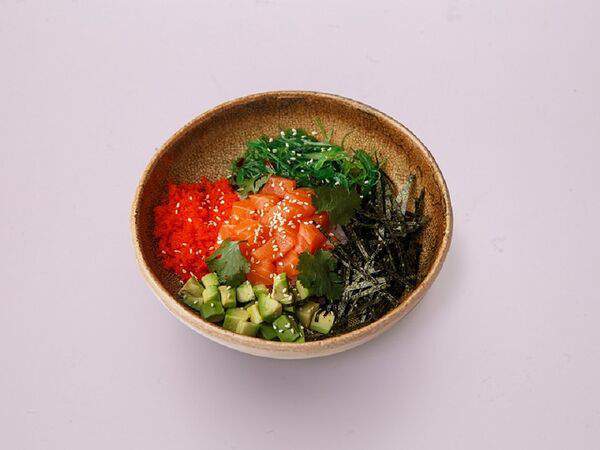 Кабуки - Поке кокосовый с маринованный лососем