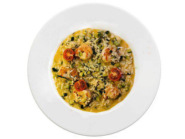 Osteria 122 - Ризотто с креветками и цукини