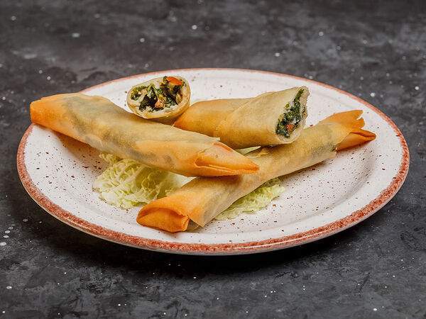 Библос - Спринг-ролл со шпинатом