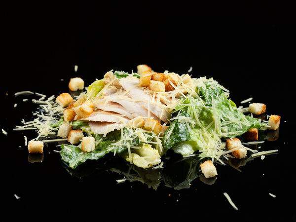 Мясорубка - Салат Цезарь с индейкой су-вид