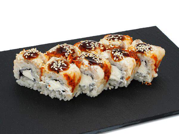 Едим дома - Ролл Филадельфия с угрем