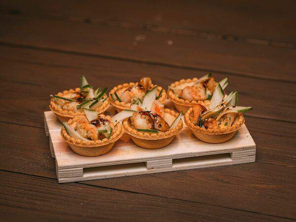 Canape 27 - Тарталетки сакоги с креветками
