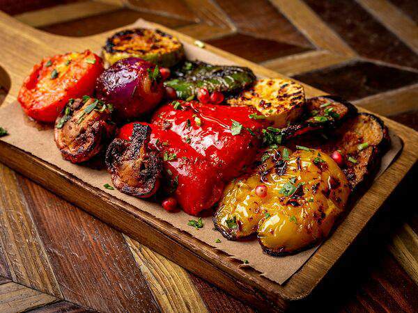 Султан базар - Овощи, запечённые на углях