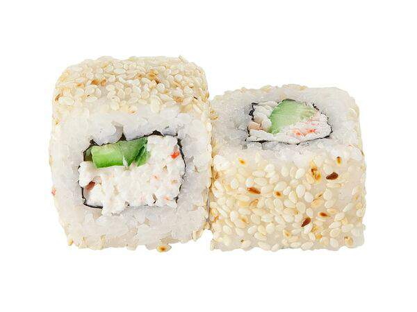 Сытый ниндзя - Ролл Калифорния в кунжуте