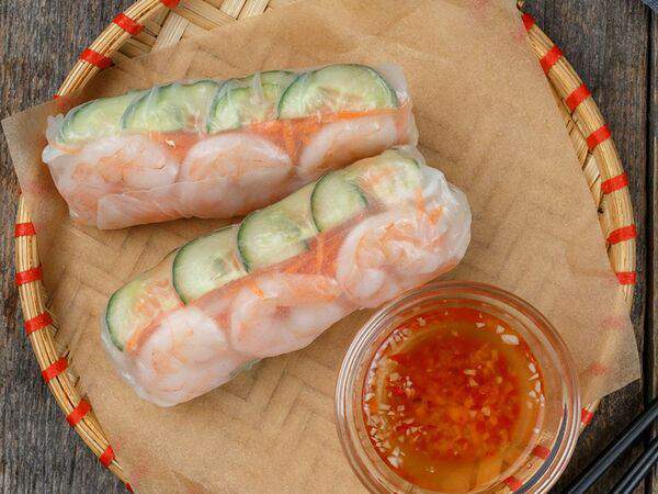 Дед Хо - Фреш-ролл с креветками и курицей (2 шт.)