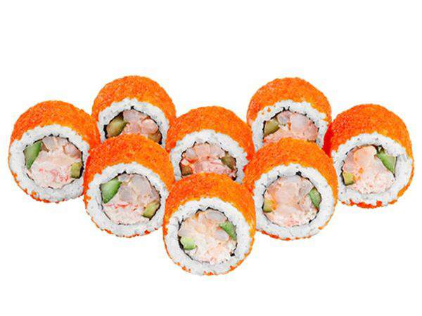 SushiWok - Ролл Калифорния с тигровой креветкой