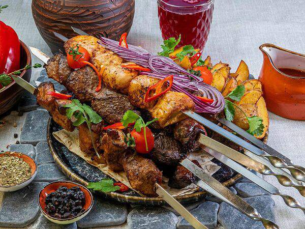 Грузина Мама - Ассорти из шашлыков