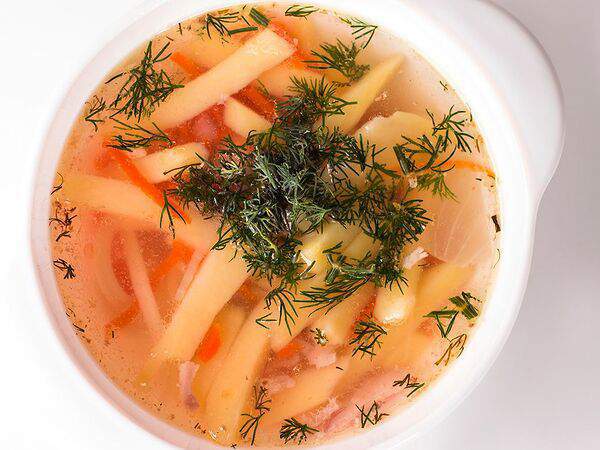 Good обед - Суп куриный с домашней лапшой