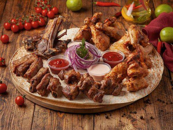 Шашлычный двор - Сет из свинины на мангале