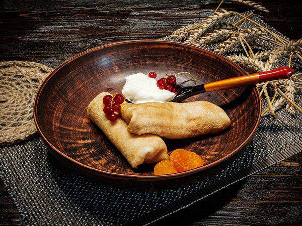 Батька блин - Батькины блинчики с творогом и курагой