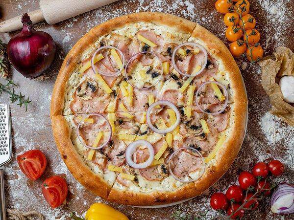 Пицца Кофе - Пицца Деревенская