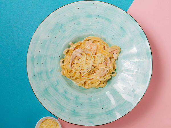 Бобы - Паста с морепродуктами