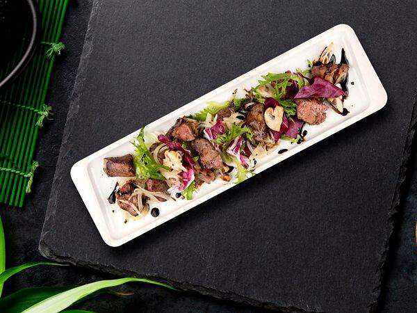 Евразия-Экспресс - Теплый салат с куриной печенью