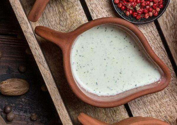 Хачапурия - Соус сметано-чесночный