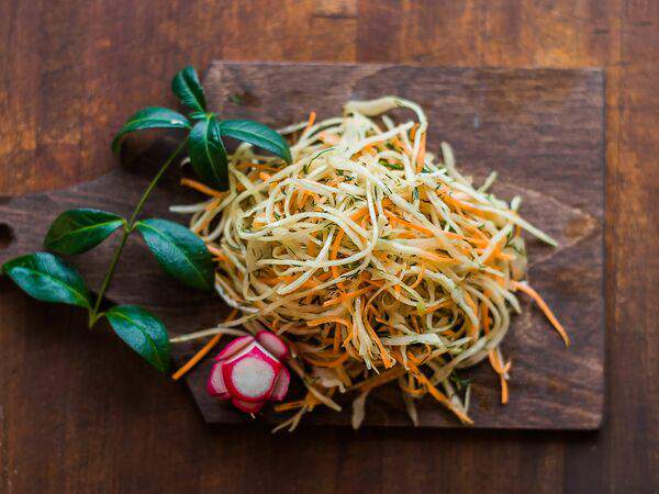 Толстый гусь - Салат из капусты и моркови