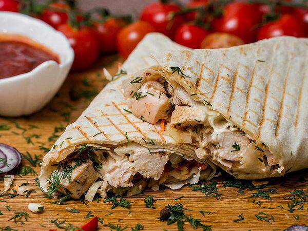 Kebab House AFONINO - Шаурма со свининой в обычном лаваше