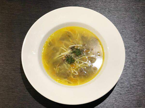 Грильяж - Куриный суп с потрошками