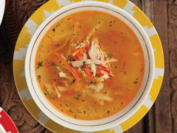 Чайхана Павлин-Мавлин - Суп Угра-ош