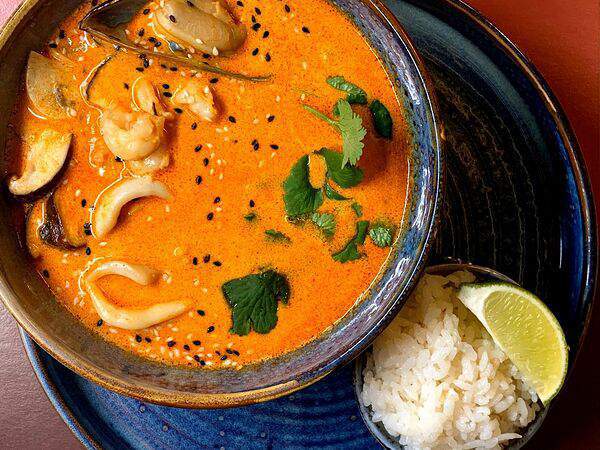 Фибоначчи - Том Ям с тигровыми креветками