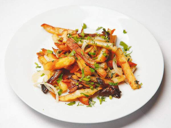 Хачапурная №1 - Картофель жареный с грибами