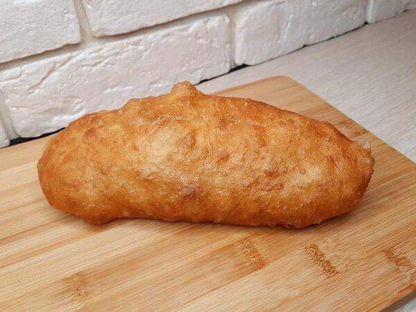 Чебуреки и плов - Пирожок с картофелем и печенью