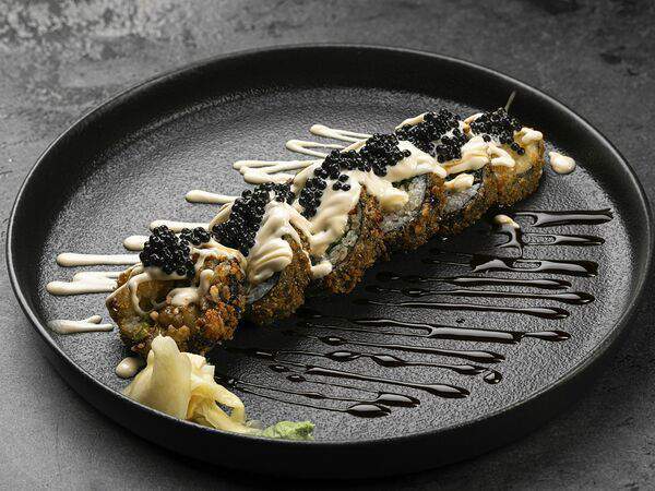 Domo izakaya bar - Ролл Креветка темпура с соусом юдзу