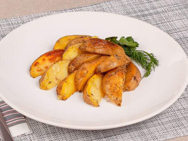 Кулинария Хорошая - Картошка по-деревенски запеченная