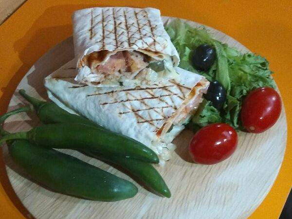 Шаверма по-питерски - Шаверма сытная с двойным мясом