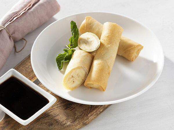 Империя Пиццы и Суши - Спринг-ролл с бананом