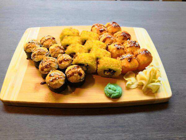 Суши & Пицца Красти & Крабс - Горячий Сет для двоих