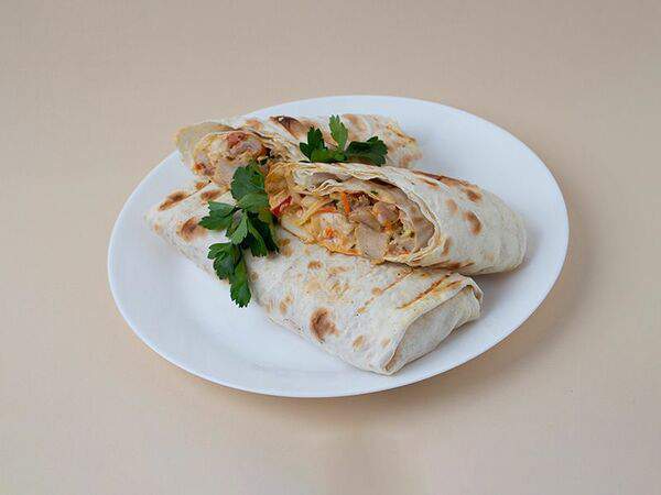 Кулинария прямо как дома - Шаурма с курицей