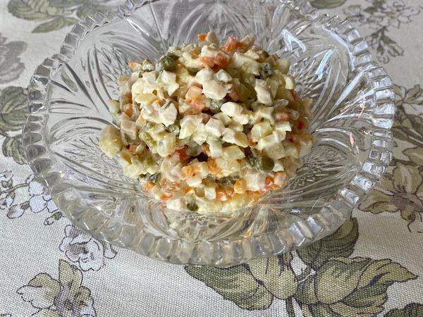 Оливье - Оливье с филе цыплёнка