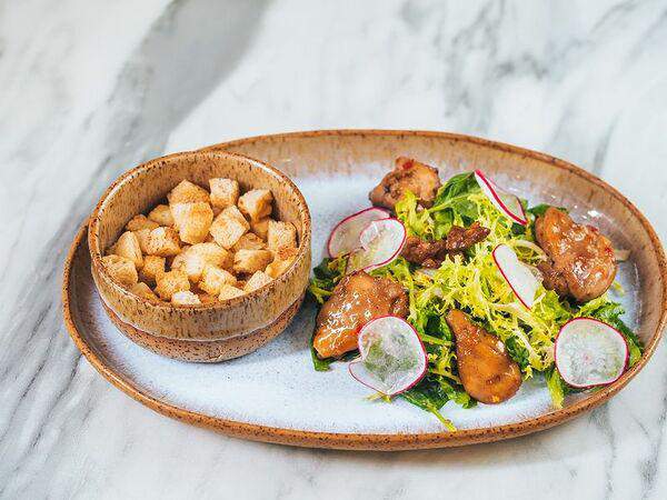 Выжималка - Салат с курицей и свежими овощами