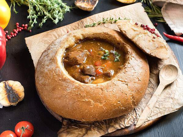 Cernovar - Суп Гуляшовка из говядины по-старочешскому рецепту