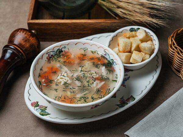 На Глинках - Супчик куриный с гренками