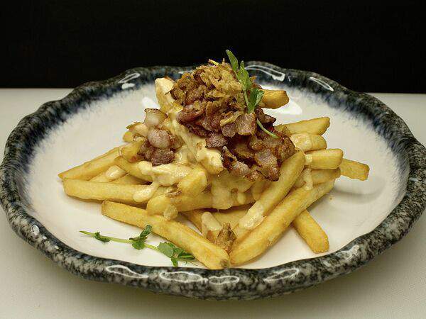 Слонабысъел - Картофель фри с беконом