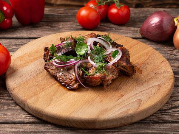 Та самая шаурма на Средном Григорян Артак - Шашлык из свинины