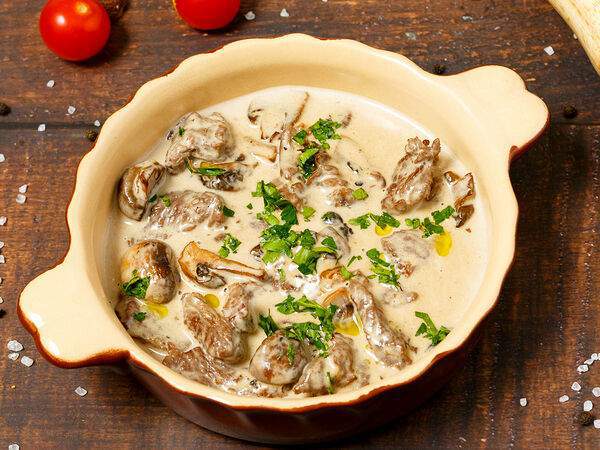 Грандъ буфетъ - Говядина в трюфельно-грибном соусе