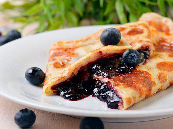 Вкусноблин - Вкусноблин с черничным вареньем