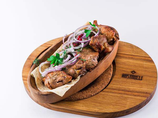 Руставели - Шашлык из cвинoй шеи