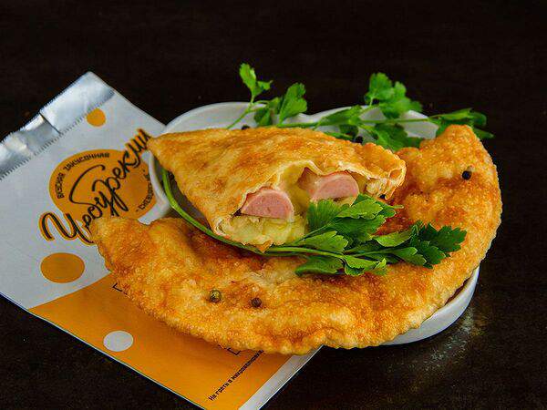 Чебурекми - С картофелем и сосиской