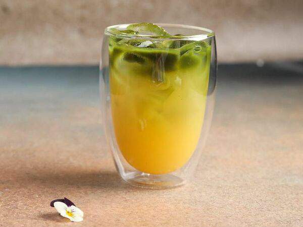 Street Market Food&Coffee - Айс матча-апельсин